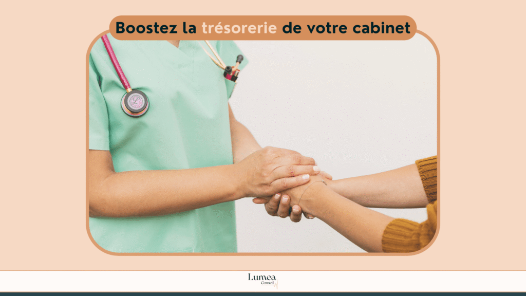 Professionnel de santé analysant les options de placement pour la trésorerie de sa SELARL.